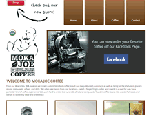Tablet Screenshot of mokajoe.com